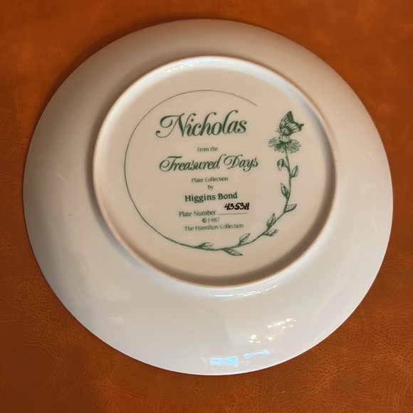 Nicholas from the Treasured Days Plate Collection - Picture 2 of 3